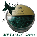 101M　丸型(メタリック　エメラルドグリーン)　内容量:8ml